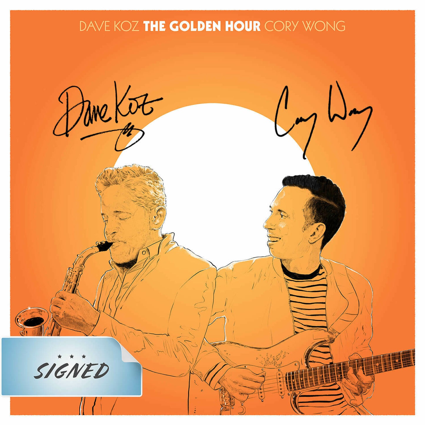 Dave Koz and Cory Wong: The Golden Hour (Signed) CD