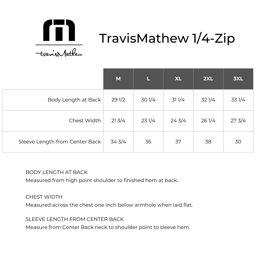 Men's TravisMathew 1/4 zip
