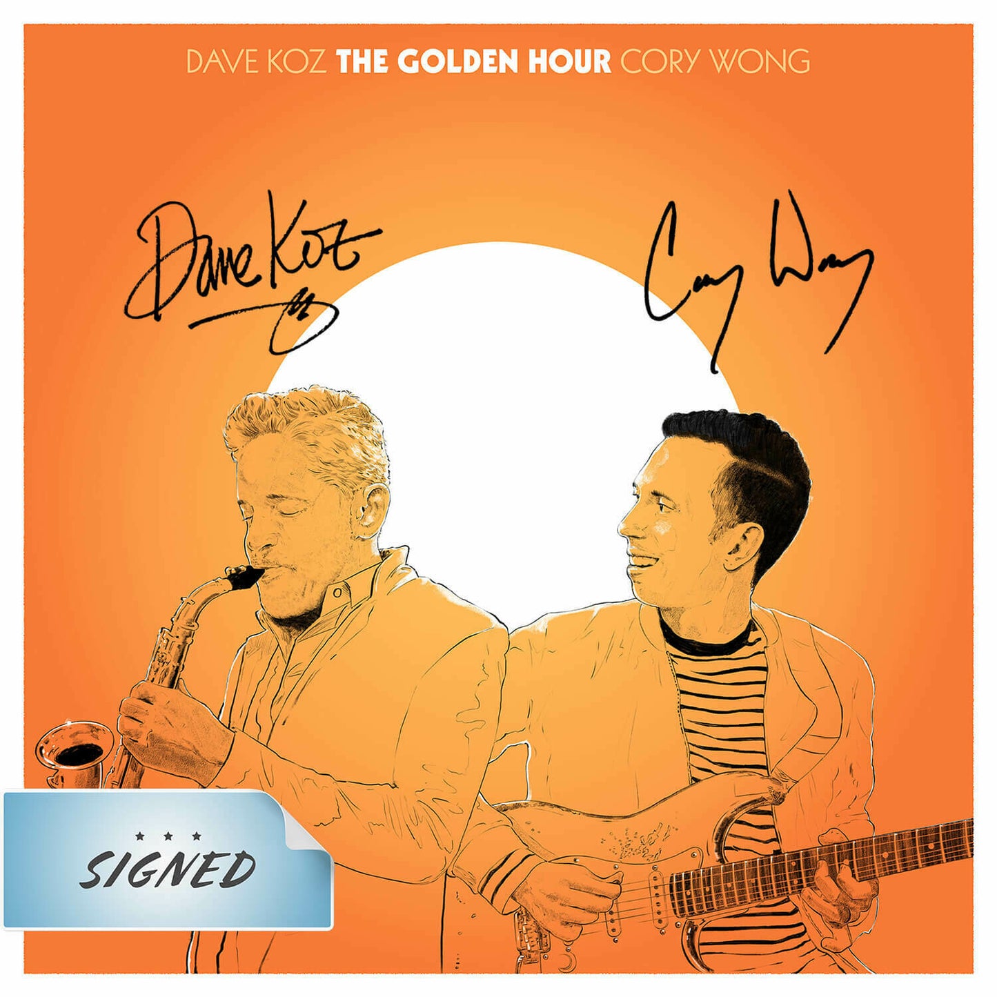 Dave Koz and Cory Wong: The Golden Hour - Signed CD